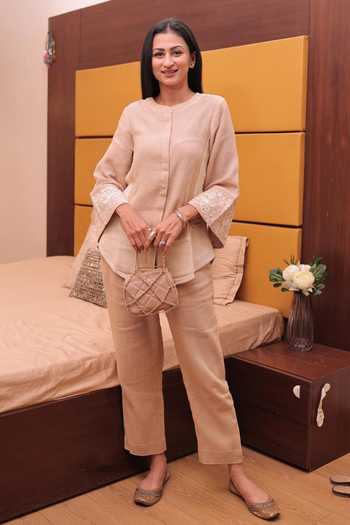 Leela By A Colorblock Kurta & Pant Set 