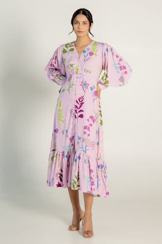 Avisa Floral Print Dress 