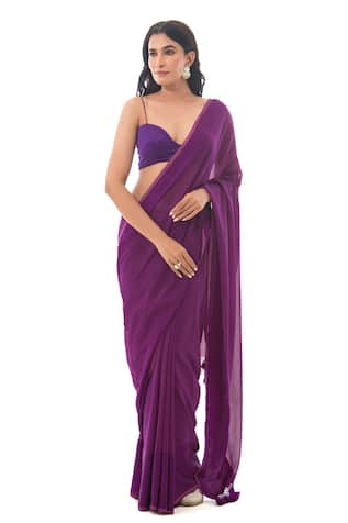 Sacred Weaves Tassel Detail Pallu Handloom Saree 