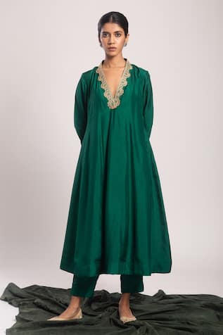 Malati A-Line Kurta With Pant 