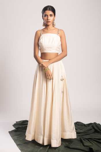 Tuli Adima Dola Silk Lehenga With Blouse 