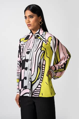 Pocketful Of Cherrie Dolce Sogno Printed Shirt 