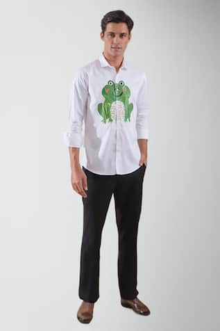 HeSpoke Absorbent Frog Print Shirt 