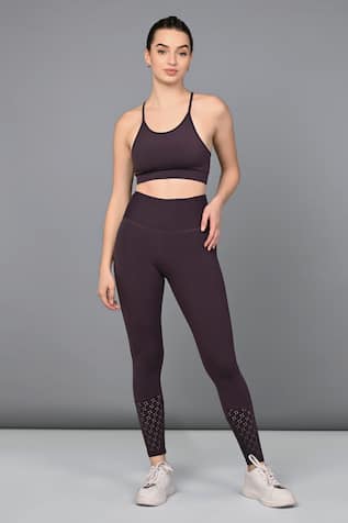 Vino Activewear Mesh Top & Leggings Set 