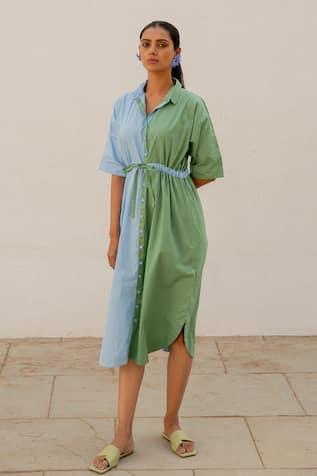 Silai Studio Colorblock Dress 