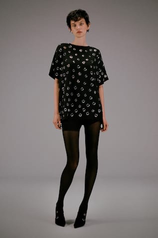 deWAR Eyelet Embellished T-Shirt 