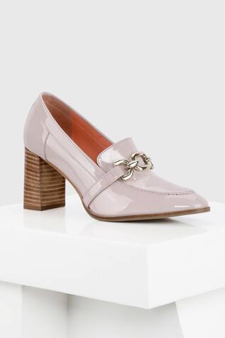 Isabella Chain Loop Embellished Court Shoes 