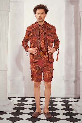 Nikita Mhaisalkar Byzantine Print Shorts 