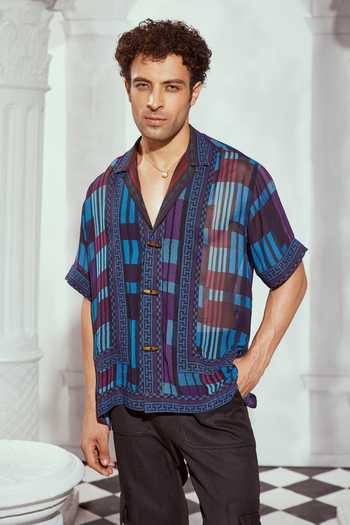 Nikita Mhaisalkar Tile Printed Casual Shirt 