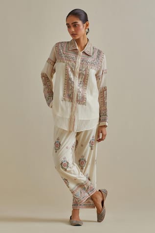 KORA Patchwork Shirt & Pant Set 