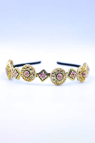 Floral Bloom Embellished Hairband 