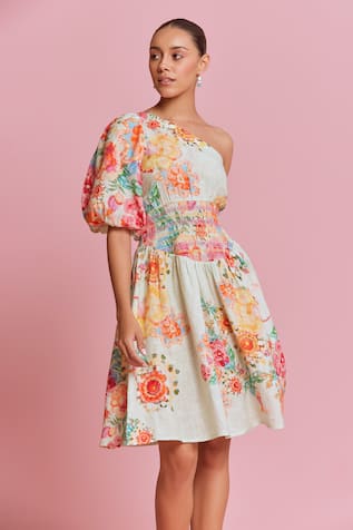 NOIB Sierra Carnation Print Dress 