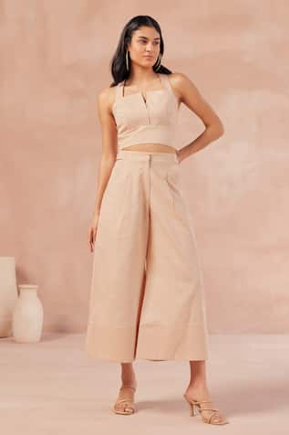 Noib Irene Solid Bralette With Pant 