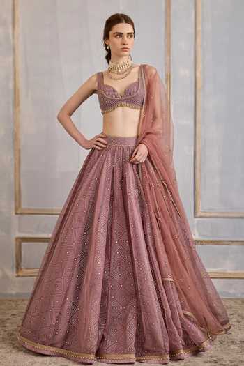 Cedar & Pine Diamond Print Lehenga Set 