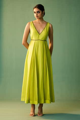 Nishar Ahmed Erina Plain Dress 