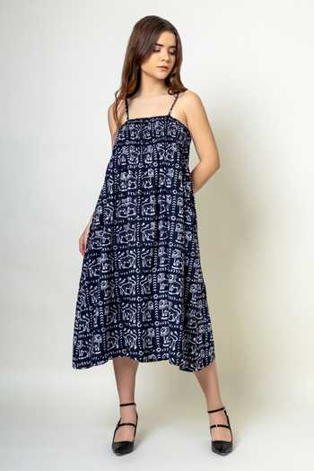 Doodlage Batik Print Dress 