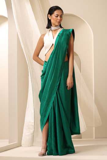 Weaver Story Satin Border Pure Silk Saree 