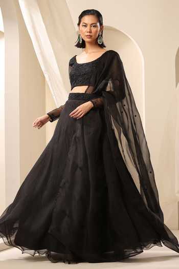 Weaver Story Lehenga & Tonal Embroidered Blouse Set 