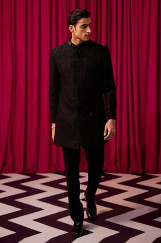 Contrast By Parth Forma Embellished Sherwani Set 