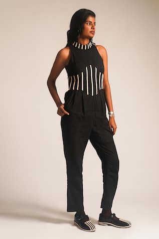 ATBW Halter Neck Dori Work Jumpsuit 