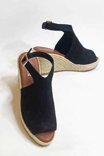 The Alter Solid Peep Toe Wedges 
