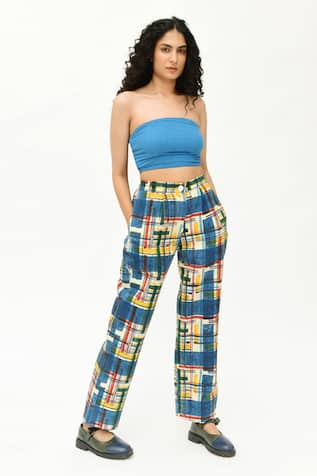 Rias Jaipur Stripe Print Pant 