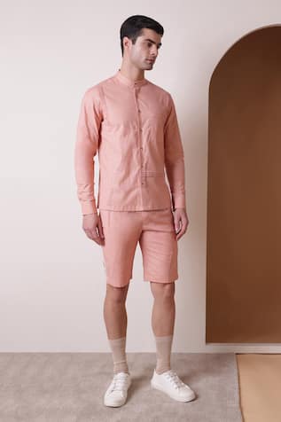 Lacquer Embassy Epis Cotton Linen Shirt 