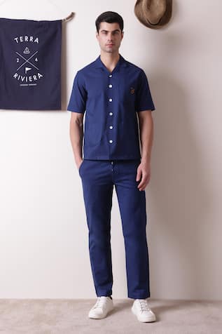 Lacquer Embassy Lapis Patch Pocket Shirt 