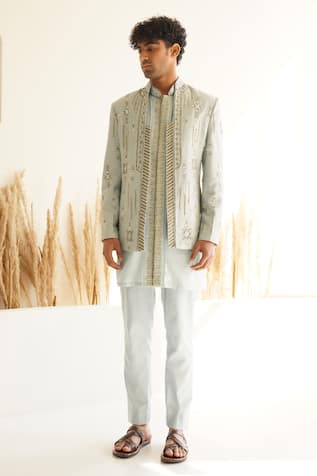 Shreyansh Designs Tarush Embroidered Jacket & Kurta Set 