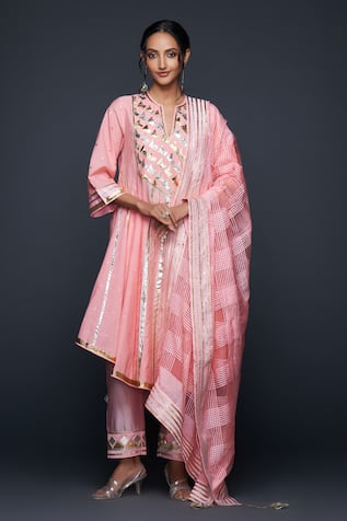 Gulabo By Abu Sandeep Gota Embellished Sheer Dupatta 