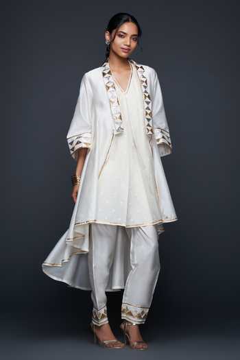 Gulabo By Abu Sandeep Gota Embroidered Pencil Pant 