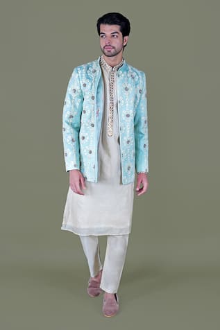 Gaurav Katta Embroidered Bandhgala Set 