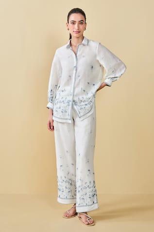 Grassroot By Anita Dongre Dandelion Dream Print Shirt & Pant Set 