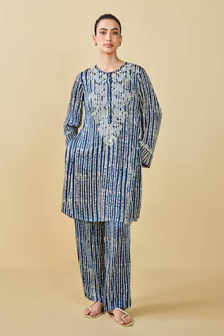 Grassroot By Anita Dongre Biome Hand Block Printed Kurta & Pant Set 