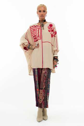 Aseem Kapoor Mandala Embroidered Long Top 