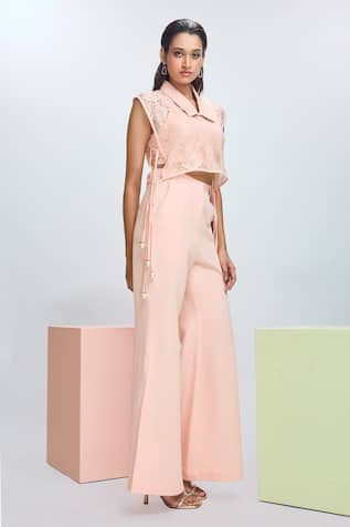 Nirmooha Solid Top & Pant Set 