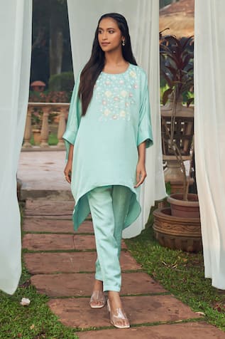 Megha Pitti Sequin Work Top & Pant Set 