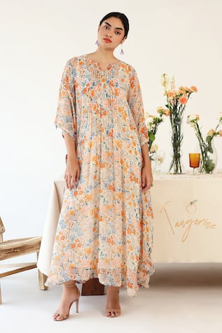 Baise Gaba Delight Floral Print Kaftan 