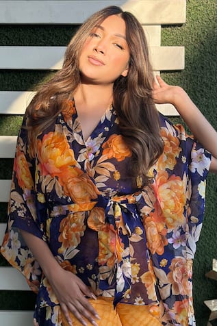 Be Chic Daylight Florence Print Kaftan Set 