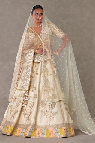 Masaba Anar Phool Embroidered Bridal Lehenga Set