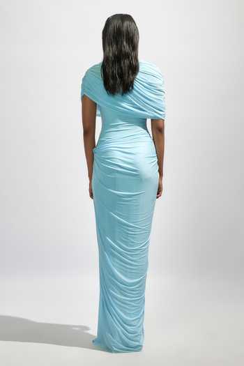 dusty blue mermaid bridesmaid dresses Sexy Sweetheart Long Silky Soft Satin Mermaid Bridesmaid Dresses