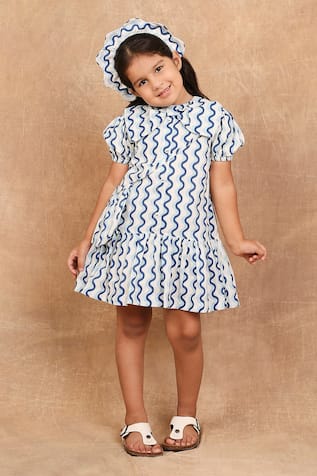 The Right Cut Ocean Breeze Bow Dress 