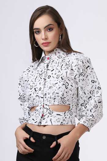 Bohobi Abstract Print Shirt 