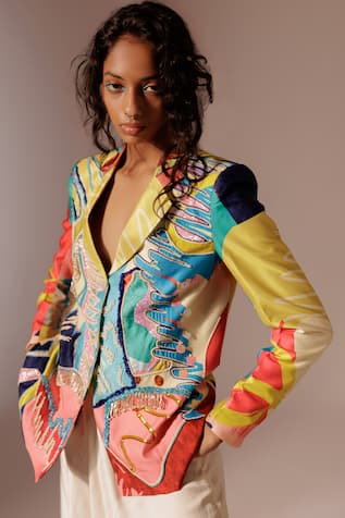 Advait Juno Embroidered Blazer 