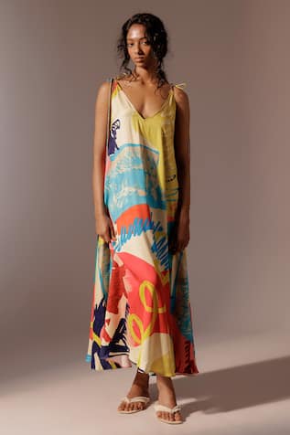 Advait Juno Print Maxi Dress 