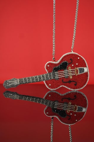 Detach accessories Musicly The Guitar Embellished Bag 