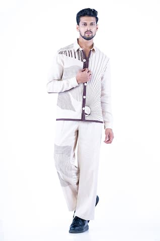 Kantha Embroidered Shirt With Trouser 