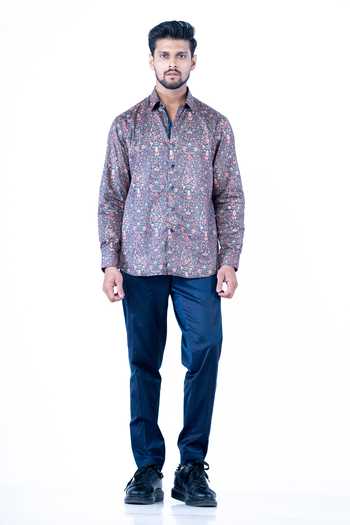 Yajy By Aditya Jain Floral Print Shirt 