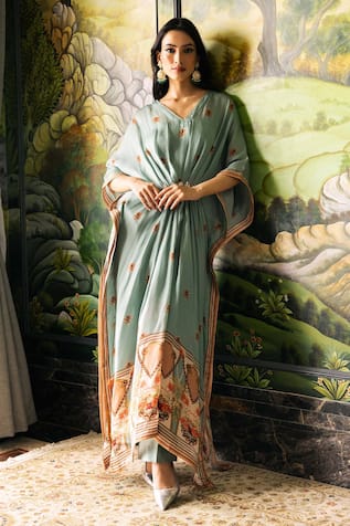 Falguni Shane Peacock Aurora Kaftan Set 