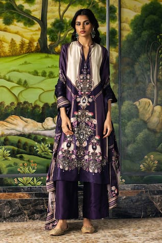 Falguni Shane Peacock Helio Kurta Set 